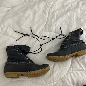 L.L. Bean Black Winter Rain Boots